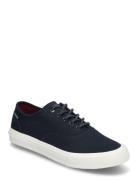 Th Hi Vulc Low Oxford Twill Low-top Sneakers Navy Tommy Hilfiger
