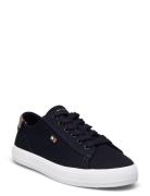 Vulc Canvas Lace Up Sneaker Low-top Sneakers Navy Tommy Hilfiger