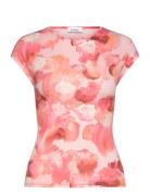Rodebjer Otta Blurry Designers T-shirts & Tops Short-sleeved Pink RODE...