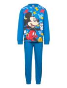 Pyjama Sets Sets With Long-sleeved T-shirt Blue Mickey Mouse