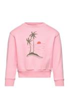 Bear Kid Sweatshirt Pink Tops Sweatshirts & Hoodies Sweatshirts Pink T...