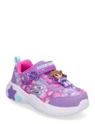 Girls Snuggle Sneaks Skech Squad Low-top Sneakers Purple Skechers