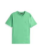 Ess Seasonal Reg Fit Solid Tee Tops T-Kortærmet Skjorte Green Tommy Hi...
