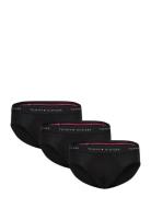3P Brief Wb Underbukser Y-front Briefs Black Tommy Hilfiger
