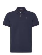New Piqué Designers Polos Short-sleeved Navy Morris