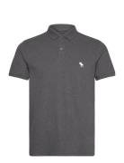 Anf Mens Knits Tops Polos Short-sleeved Grey Abercrombie & Fitch