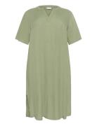 Kcmille Kaftan Dress Badetøj Green Kaffe Curve