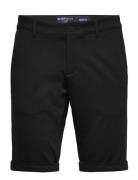 Slim Piqué Chino Shorts Bottoms Shorts Denim Black Tom Tailor