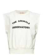 Squab Kid Top White Logo Tops Vests White THE ANIMALS OBSERVATORY