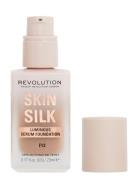 Revolution Makeup Skin Silk Serum Foundation F12 Foundation Makeup Rev...