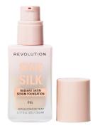 Revolution Makeup Skin Silk Serum Foundation F1 Foundation Makeup Revo...