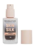 Revolution Makeup Skin Silk Serum Foundation F20 Foundation Makeup Rev...
