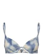 Lagoa Cw Up Swimwear Bikinis Bikini Tops Wired Bikinitops Blue Hunkemö...