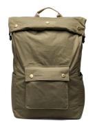 Barbour Transport Foldover Backpack Bag Rygsæk Taske Green Barbour