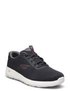 Mens Go Walk Max - Midshore Low-top Sneakers Black Skechers