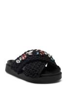 Woven St S Flade Sandaler Black Inuikii