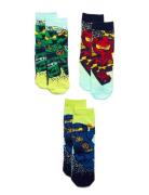 Lwagan 310 - 3-Pack Socks Socks & Tights Socks Multi/patterned LEGO Ki...