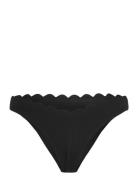 Scallop High Leg R Swimwear Bikinis Bikini Bottoms Bikini Briefs Black...