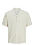 Jjorion Knit Resort Ss Tops Knitwear Short Sleeve Knitted Polos White ...