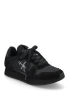 Runner Sock Laceup Ny-Lth Wn Low-top Sneakers Black Calvin Klein