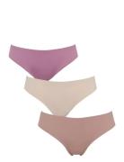 Seamless String W Lace 3-Pack G-streng Undertøj Multi/patterned Missya