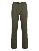 Relaxed Linen Ds Pants Bottoms Trousers Linen Trousers Khaki Green GAN...
