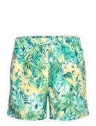 Floral Print Swim Shorts Designers Shorts Green GANT