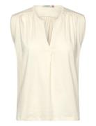 Drapey V-Neck T-Shirt Blazers Sleeveless Blazers White Scotch & Soda