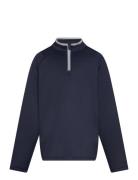 Boys Waffle Fleece 1/4 Zip Sport Fleece Outerwear Fleece Jackets Navy ...
