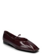 Sway Leather Ballet Flats Ballerinasko Ballerinaer Burgundy ALOHAS