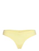 Flex Thong G-streng Undertøj Yellow Organic Basics