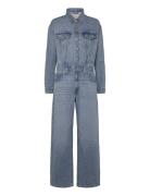 Baggy Jumpsuit H125 Med Indigo - Worn In Bottoms Jumpsuits Blue Levi's...