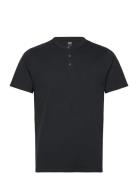 Ss Hm Henley Blacks Tops T-Kortærmet Skjorte Black Levi's®