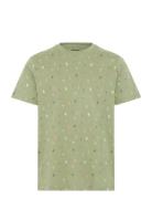 Bhjerg Tee Tops T-Kortærmet Skjorte Green Blend