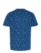 Bhjerg Tee Tops T-Kortærmet Skjorte Blue Blend