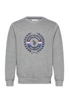 Anniv 5 Reg Uspa Uni Sw Tops Sweatshirts & Hoodies Sweatshirts Grey U....