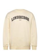 Logo Sweat Tops Sweatshirts & Hoodies Sweatshirts Yellow Lindbergh