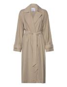 Soft Trench Coat With Belt Trenchcoat Frakke Beige Mango