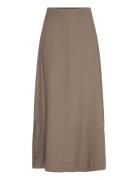 Lr-Naja Skirts Maxi Skirts Khaki Green Levete Room
