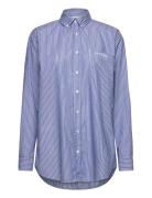 Holiday Shirt Tops Shirts Long-sleeved Blue H2O Fagerholt