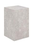 Sia - Side Table, Marble Look, Beige, 30X30X50 Cm Home Furniture Table...