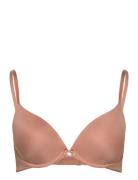 P&M Pp Lingerie Bras & Tops T-shirt Bras Beige Hunkemöller