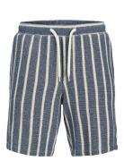 Jpstjaiden Coba Stripe Jog Short Srt Sn Bottoms Shorts Sweat Shorts Bl...
