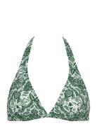 Porto Top Swimwear Bikinis Bikini Tops Triangle Bikinitops Green Missy...