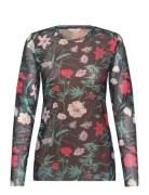 Väritys Perenna Tops T-shirts & Tops Long-sleeved Black Marimekko
