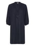 Rel Linen Dress Kort Kjole Navy GANT