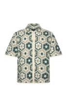 Anf Mens Sweaters Tops Polos Short-sleeved Multi/patterned Abercrombie...