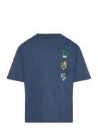 Minecraft Cotton T-Shirt Tops T-Kortærmet Skjorte Navy Mango