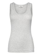 Bs Charlotte Regular Fit Top Tops Knitwear Round Necks Grey Bruun & St...
