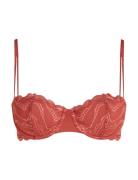 Lightly Lined Balc Tte Lingerie Bras & Tops Balc Tte Bras Brown Calvin...
